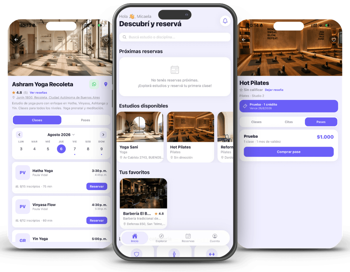 Descubrí, compará y reservá estudios de belleza, bienestar y fitness en Buma
